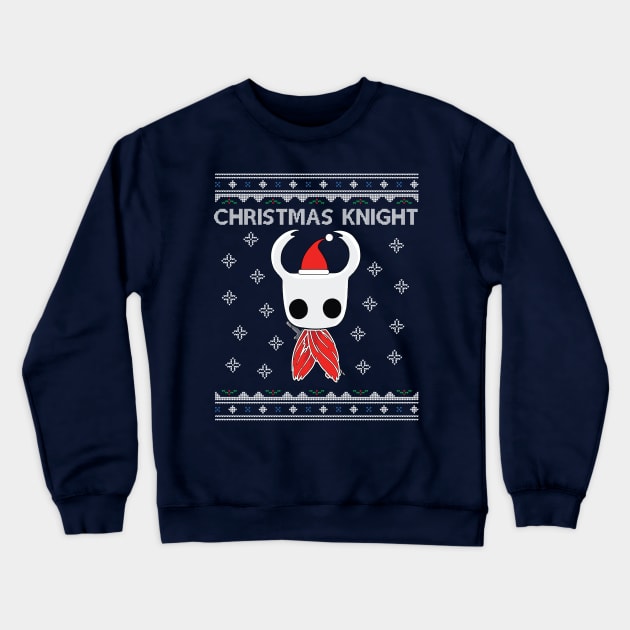 Christmas Hollow Knight Knit Crewneck Sweatshirt by Nova5